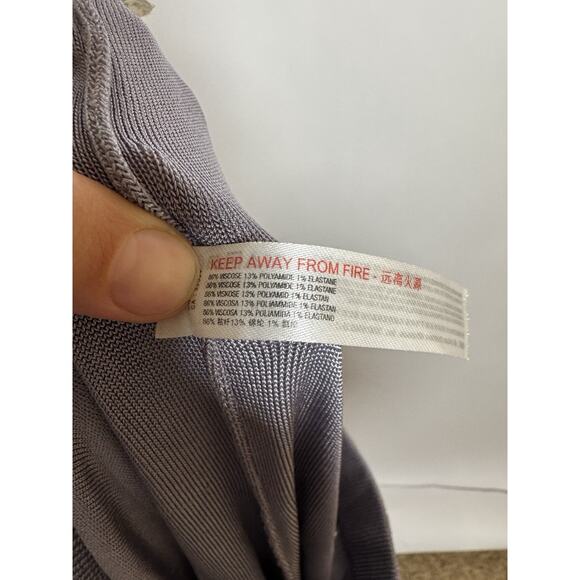 Free People‎ Show Off Pewter Grey Pants Pull On Lounge Activewear Slinky Comfort - Picture 6 of 7